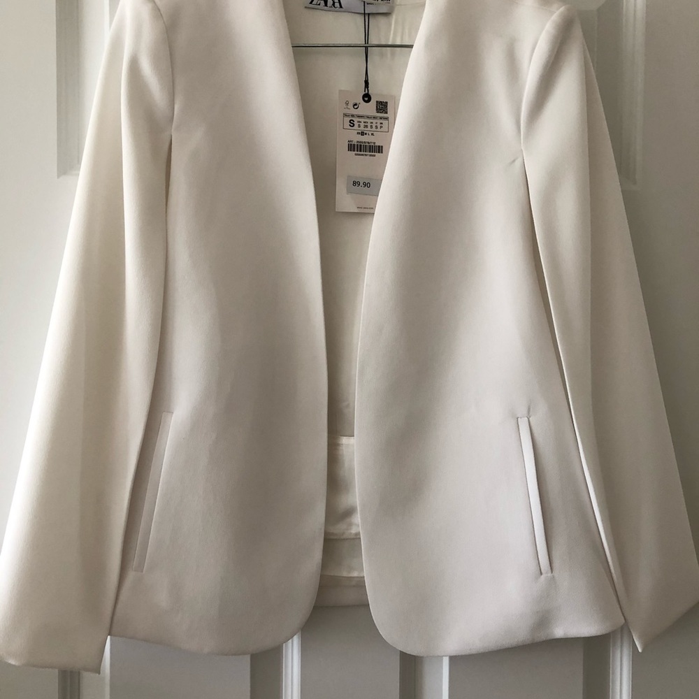Zara cape blazer